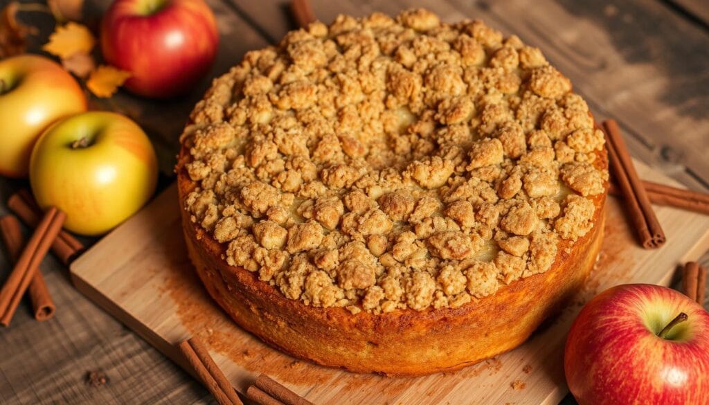 apple streusel cake