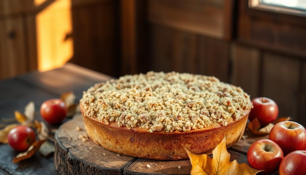 apple streusel cake