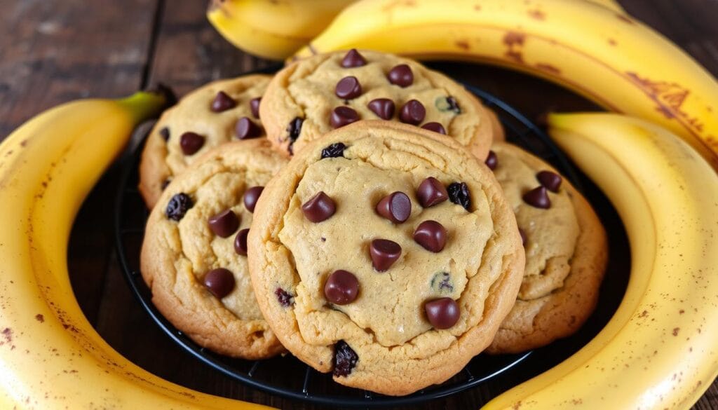 banana chocolate chip cookies