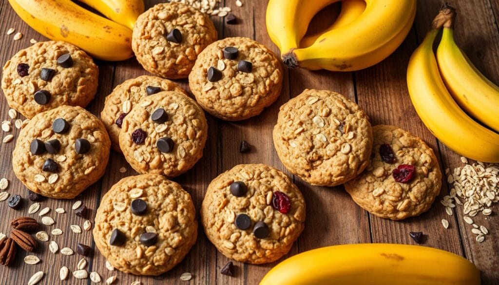 banana oatmeal cookie variations