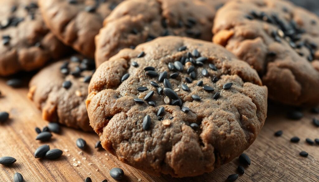 black sesame cookies