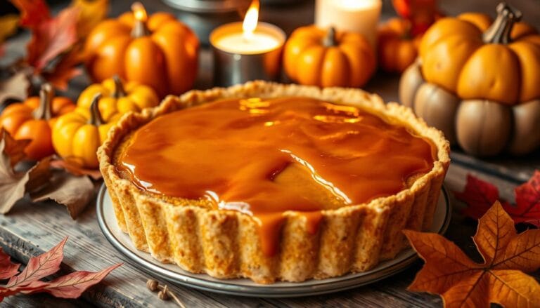 caramel pumpkin pie