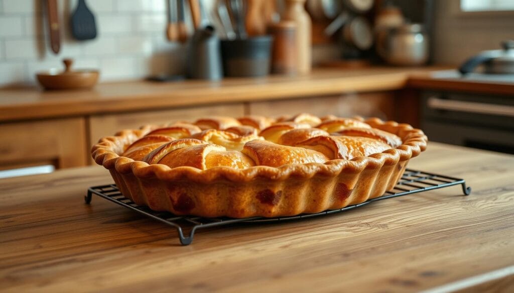 cooling apple pie