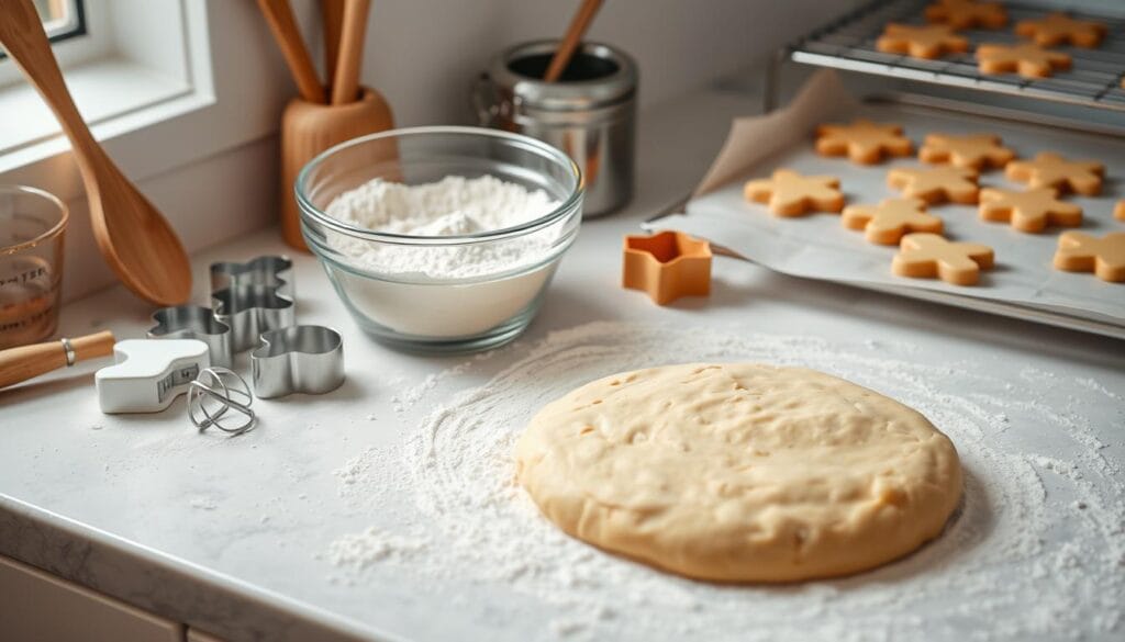 gluten-free cookie making process