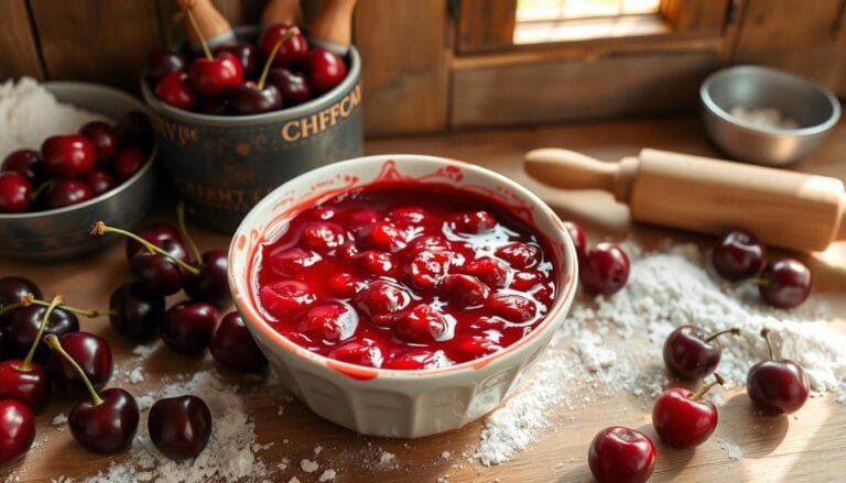 homemade cherry pie filling