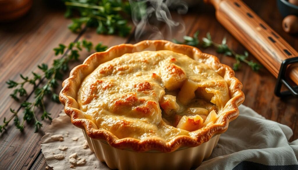 Homemade pot pie