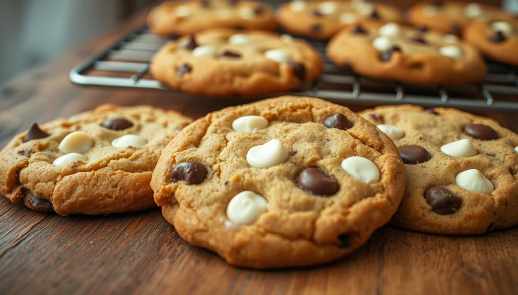 Perfectly baked chewy chocolate cookies