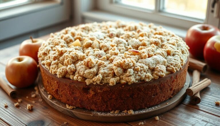 apple streusel cake