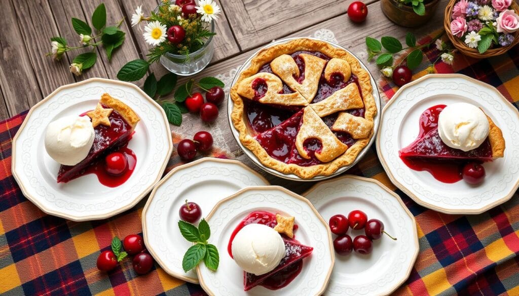 cherry pie serving ideas