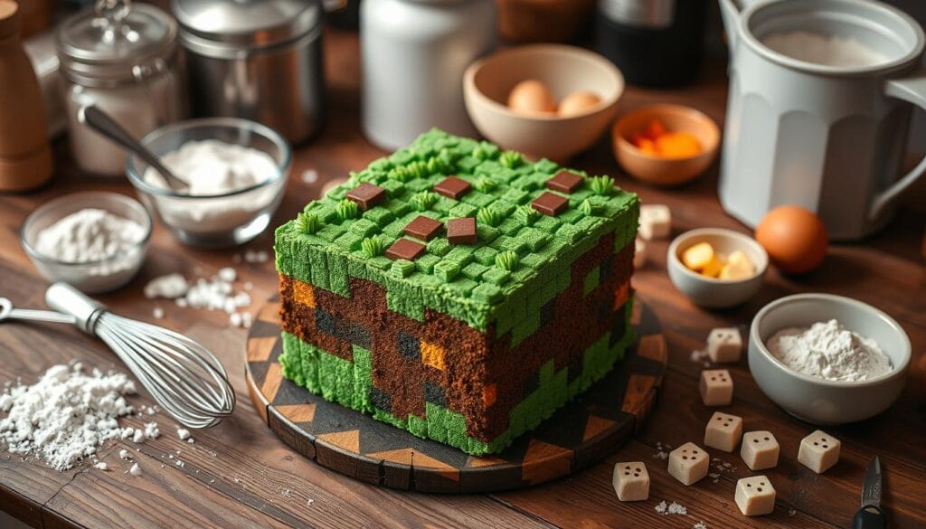 minecraft cake baking