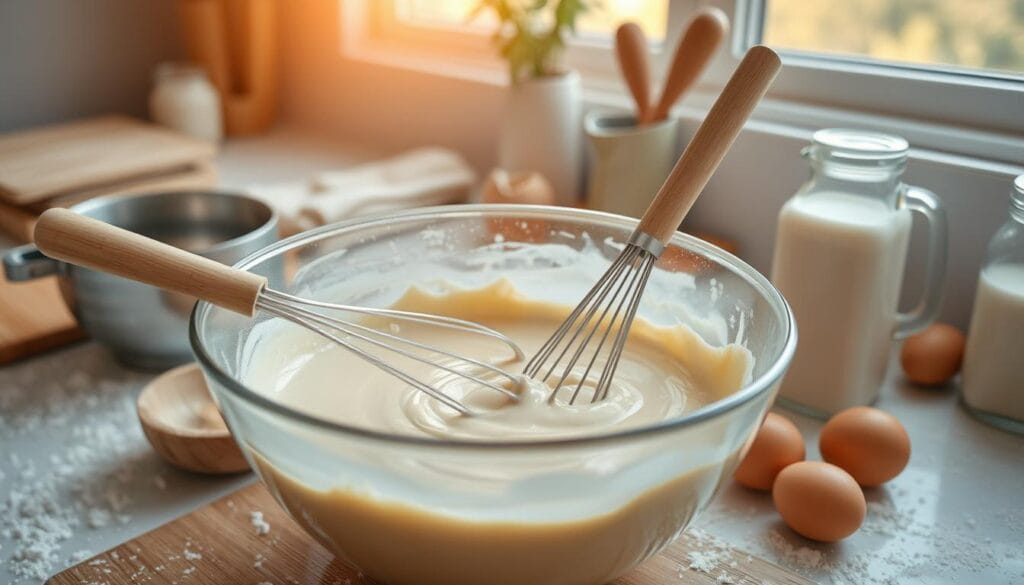 Mixing Pancake Batter