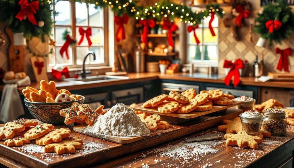 italian christmas cookie baking